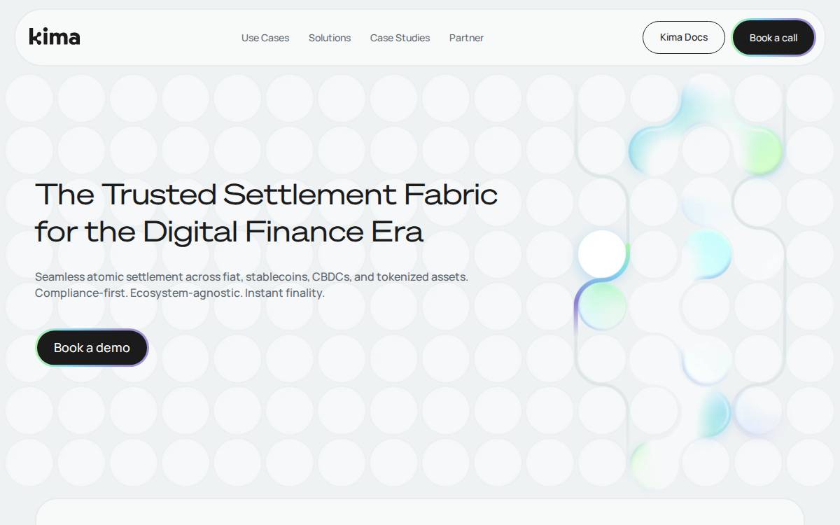 Kima website preview