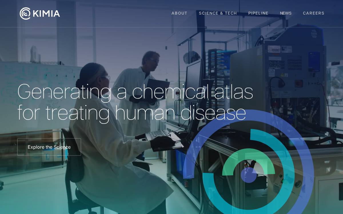 Kimia website preview
