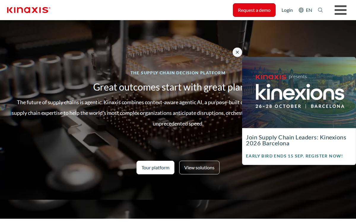 Kinaxis website preview