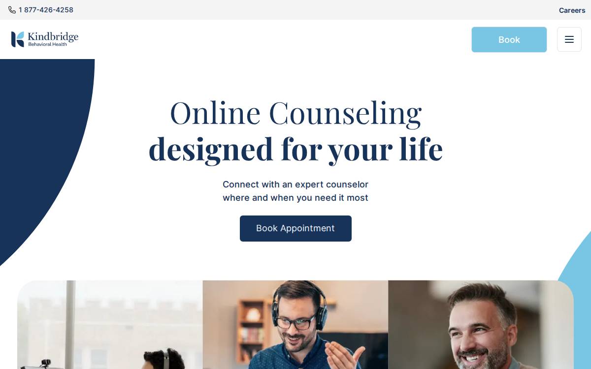 Virtual Behavioral Health Provider website preview