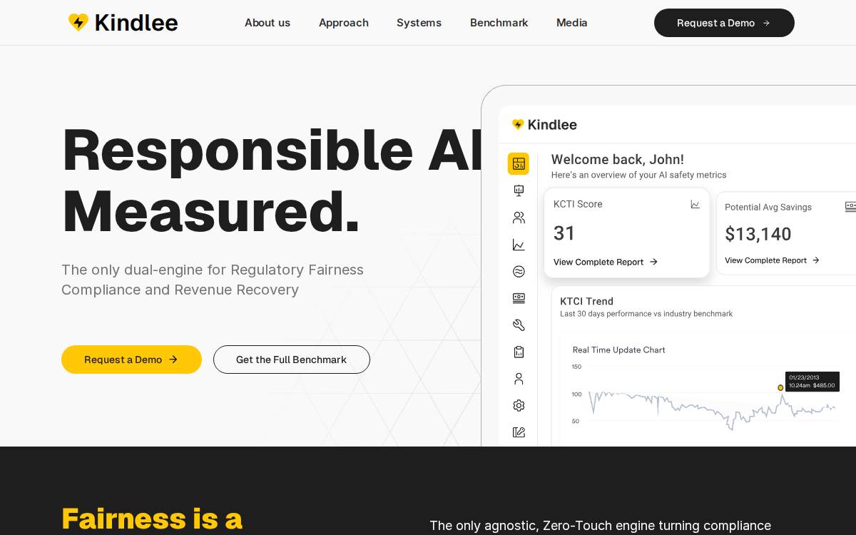 Kindlee website preview
