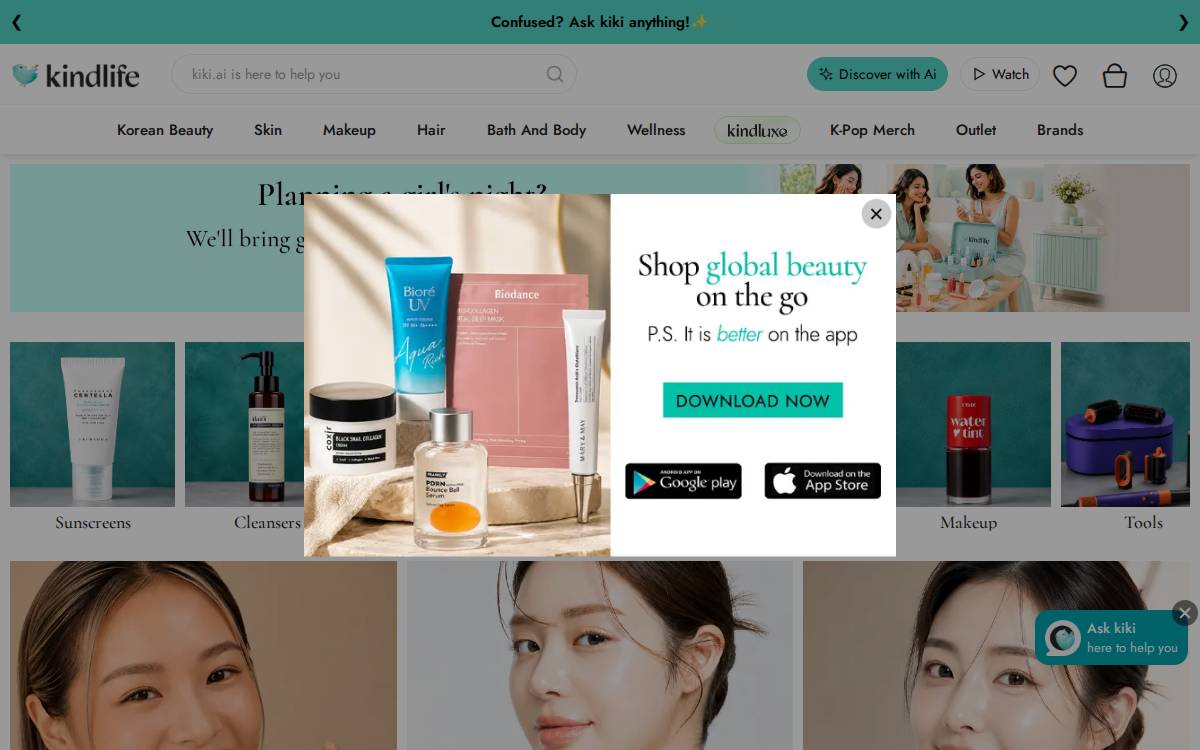 Kindlife website preview
