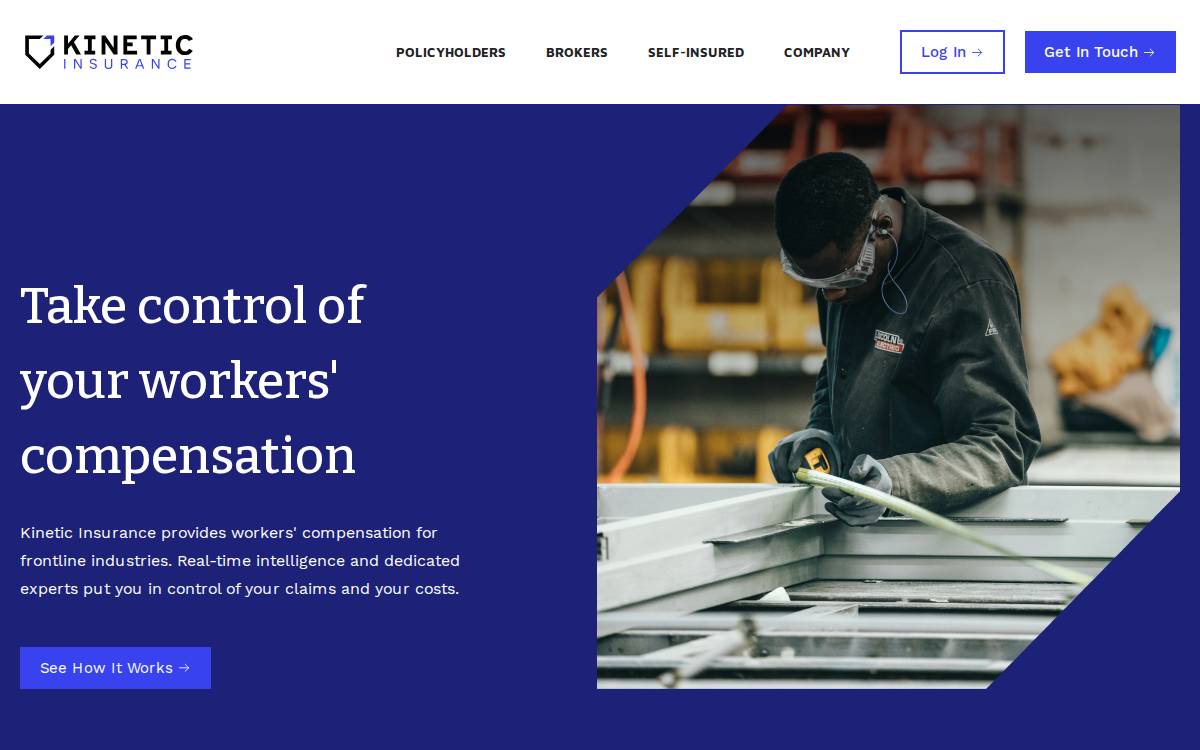 KINETIC website preview