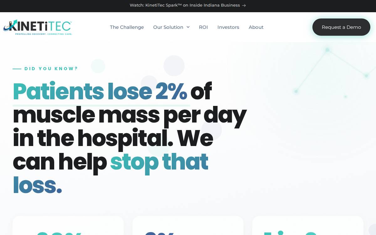 KinetiTec website preview