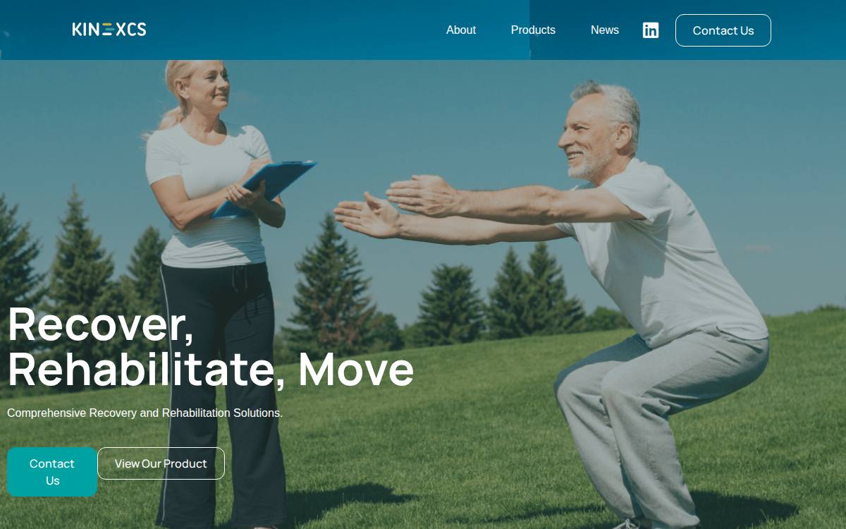 Kinexcs website preview