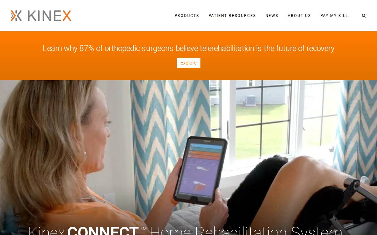 Kinexmedical website preview