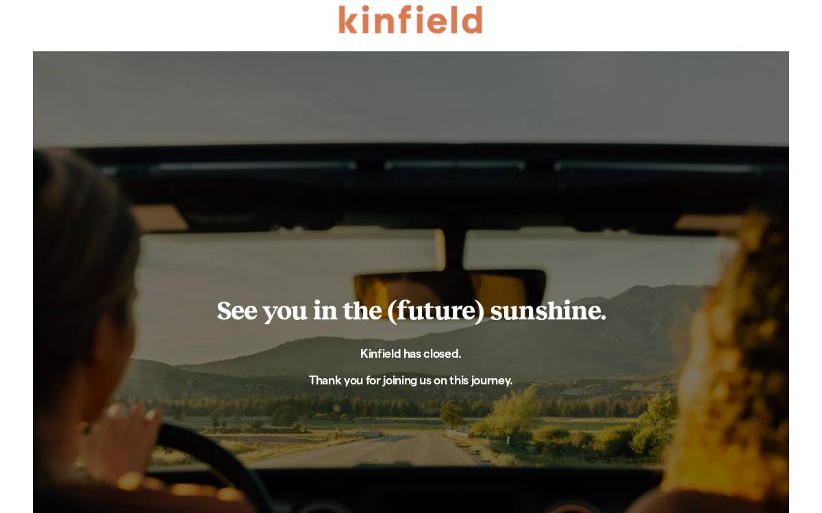 Kinfield website preview