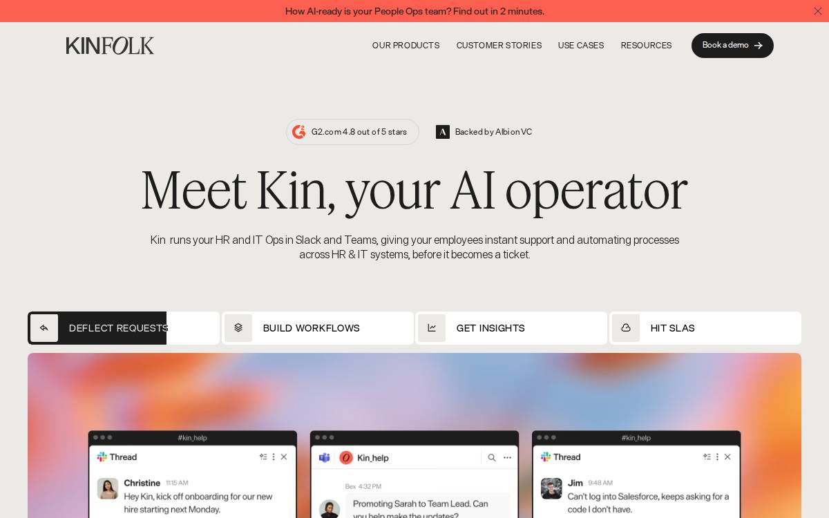 Kinfolk website preview