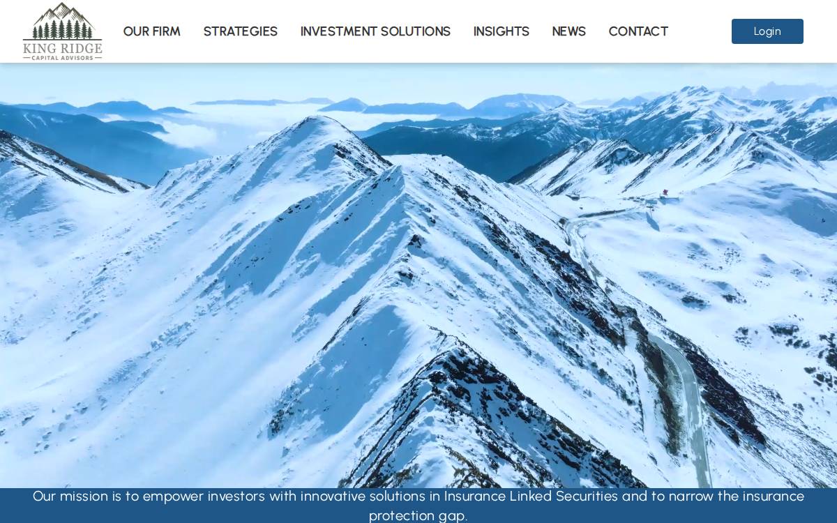 King Ridge Capital website preview
