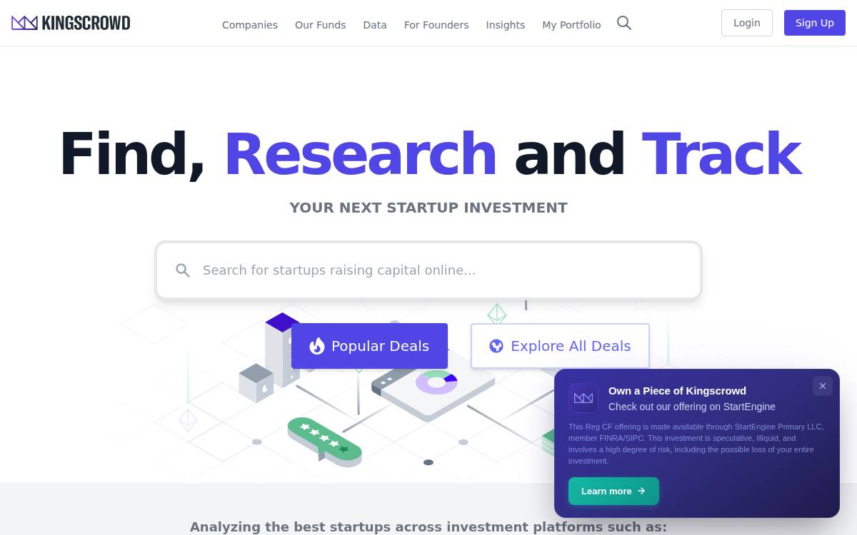 KingsCrowd website preview