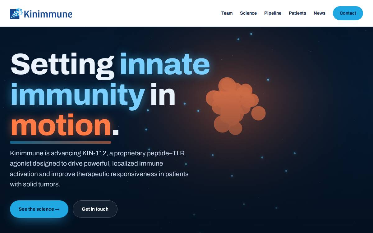Kinimmune website preview
