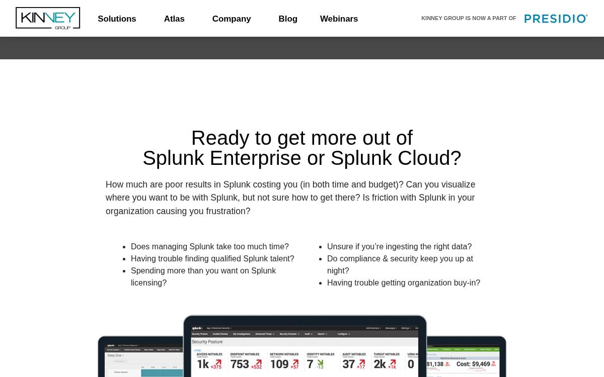 Kinney Group website preview