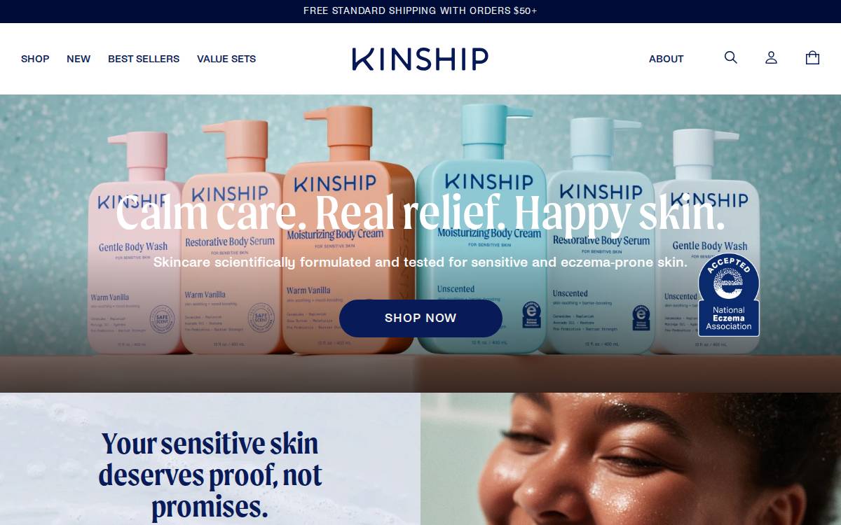 Kinship website preview