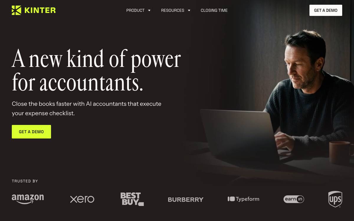 Kinter website preview