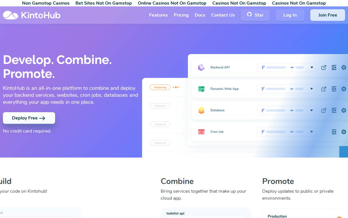 Kintohub website preview