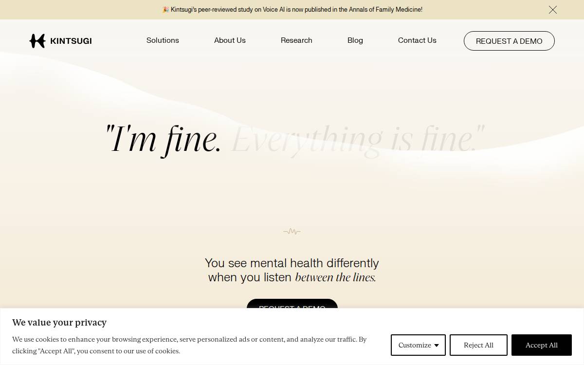 Kintsugi ↗︎ website preview