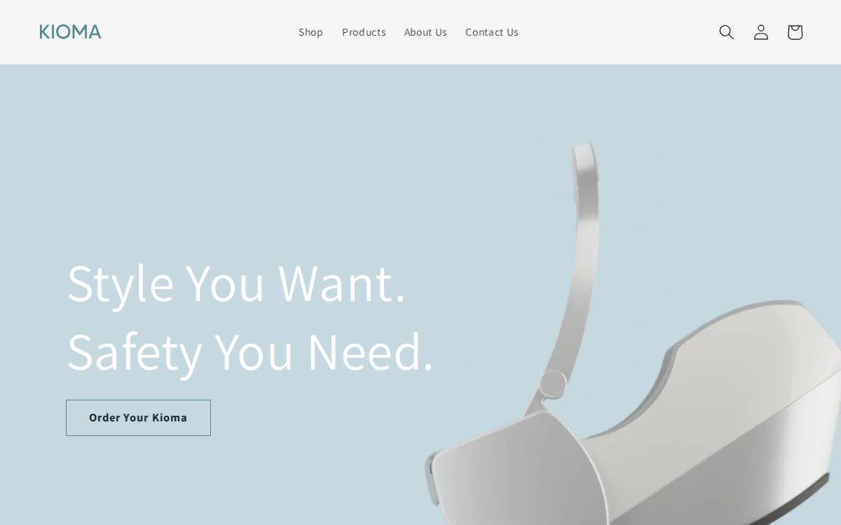 Kioma website preview