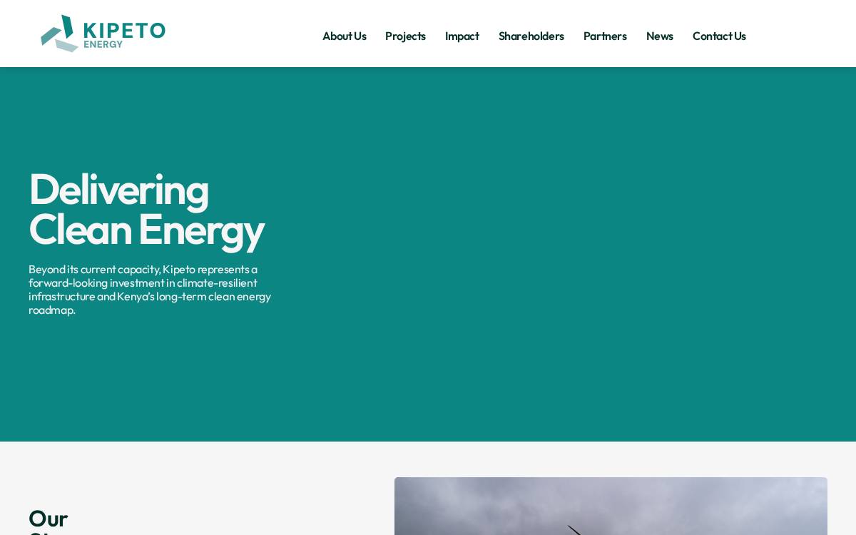 Kipeto website preview