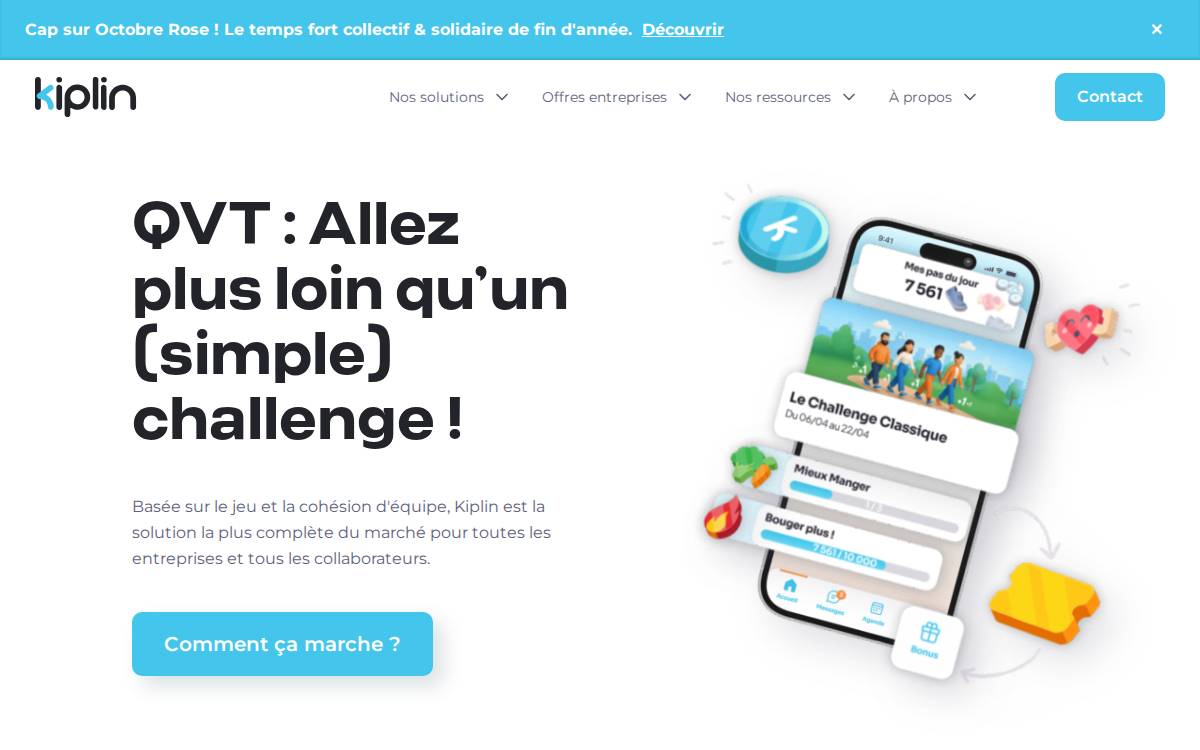 Kiplin website preview