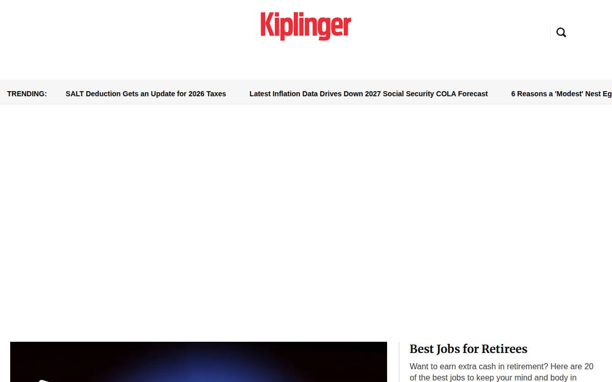 Kiplinger website preview