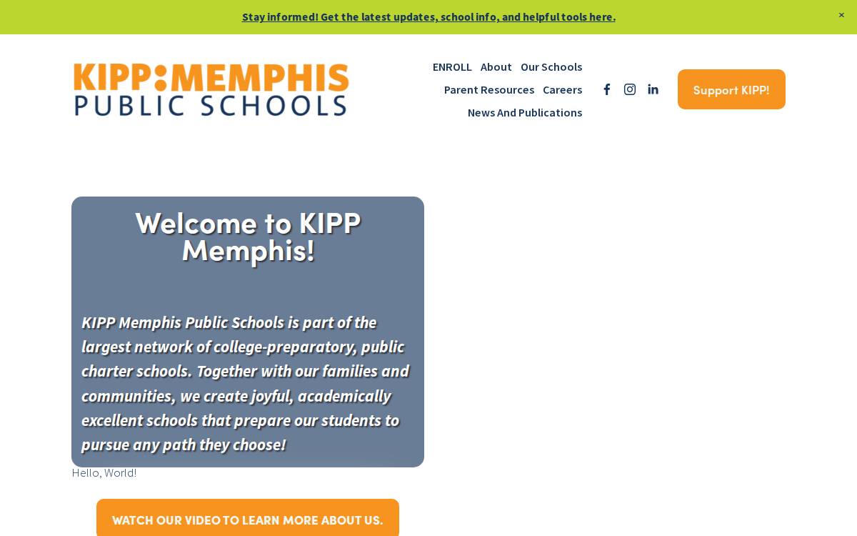 Kippmemphis website preview