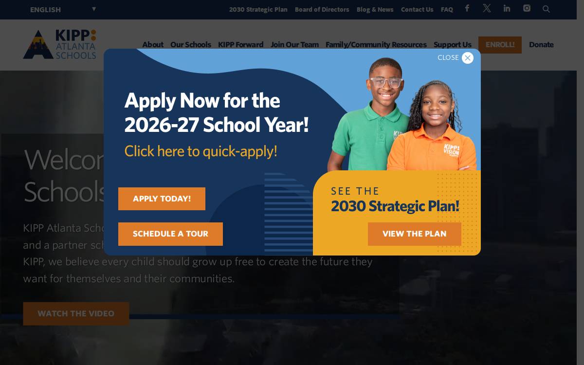 Kippmetroatlanta website preview