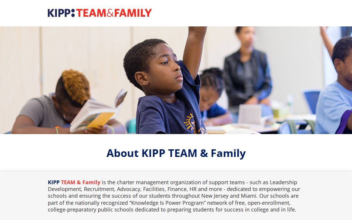 Kippteamandfamily website preview