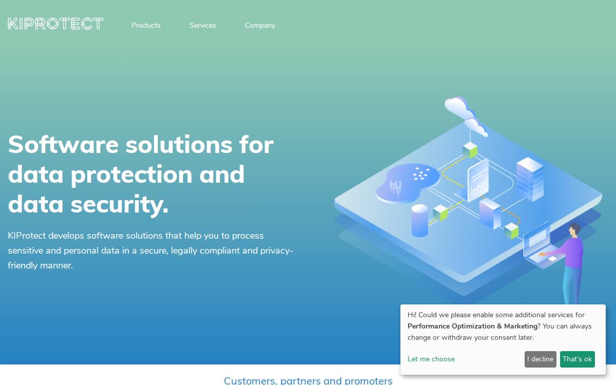 KIProtect website preview