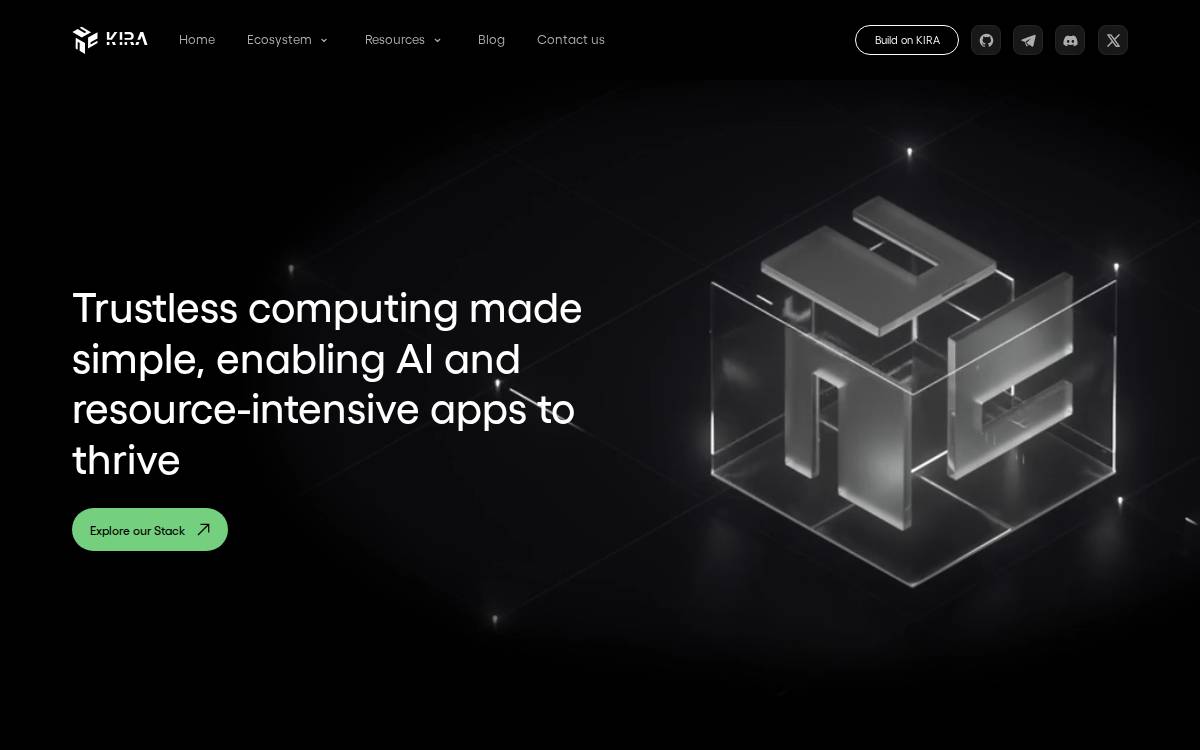 Kira website preview