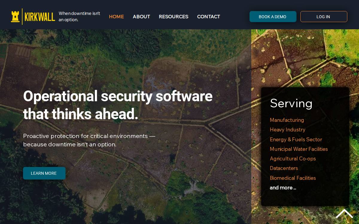Kirkwall Defense website preview