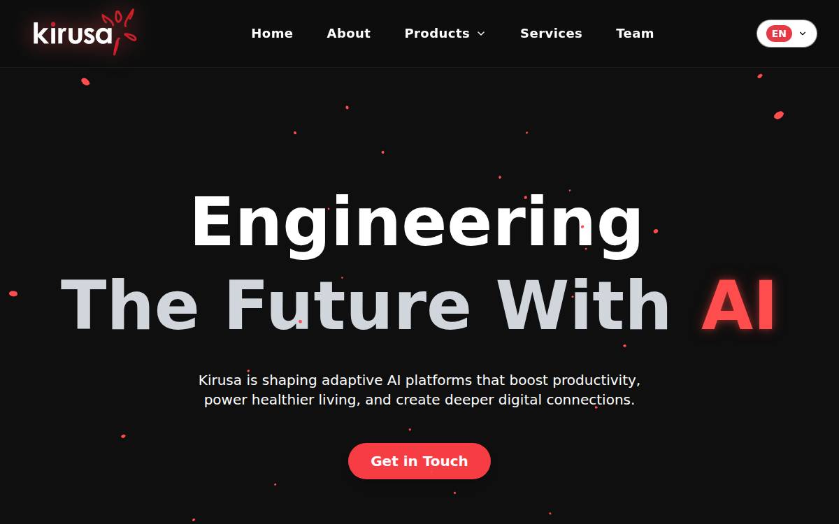 Kirusa website preview