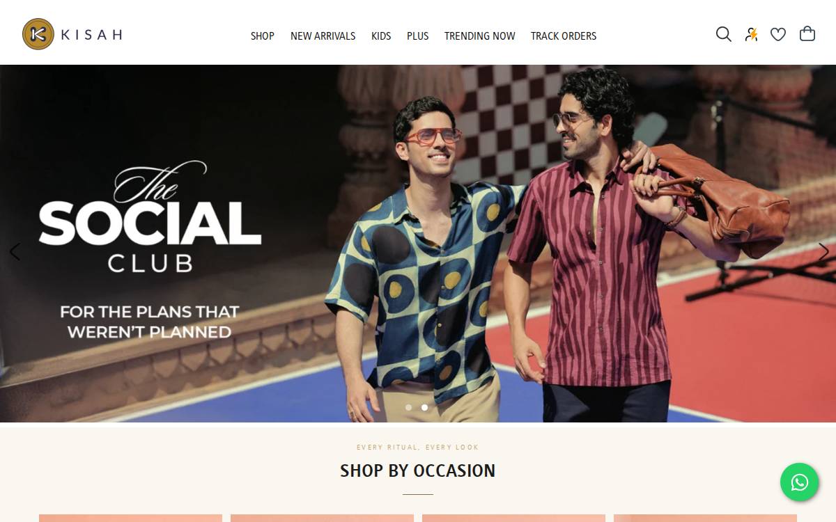 Kisah website preview