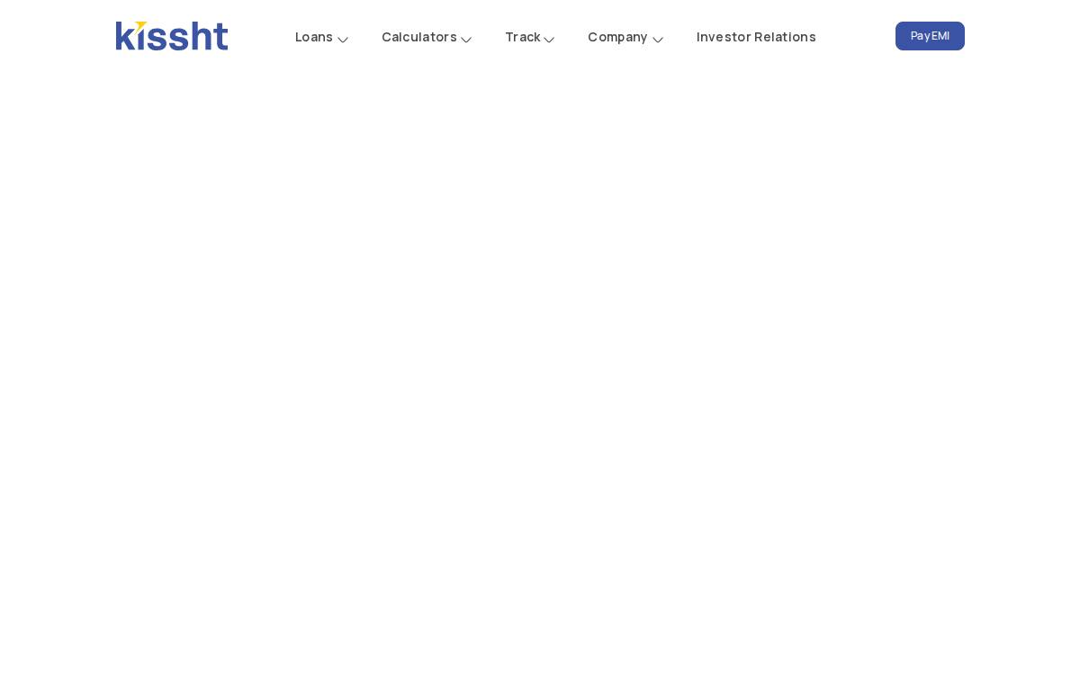 Kissht website preview