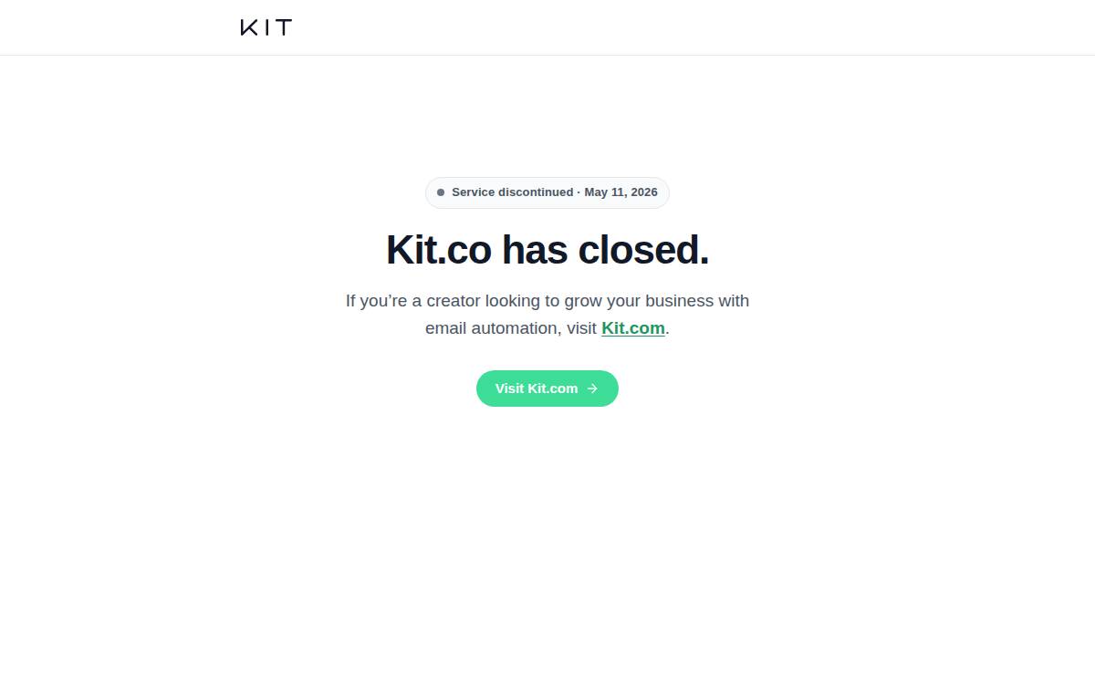 Kit website preview