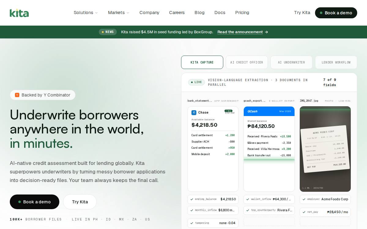 Kita website preview