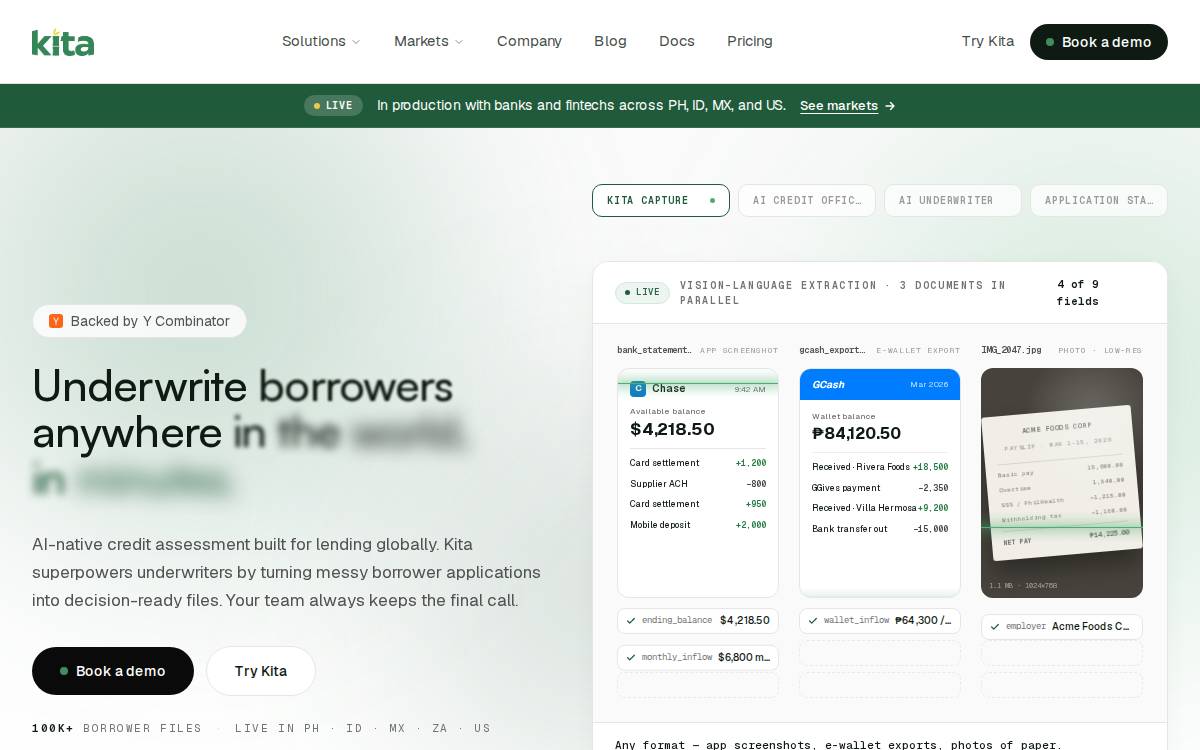 Kita website preview