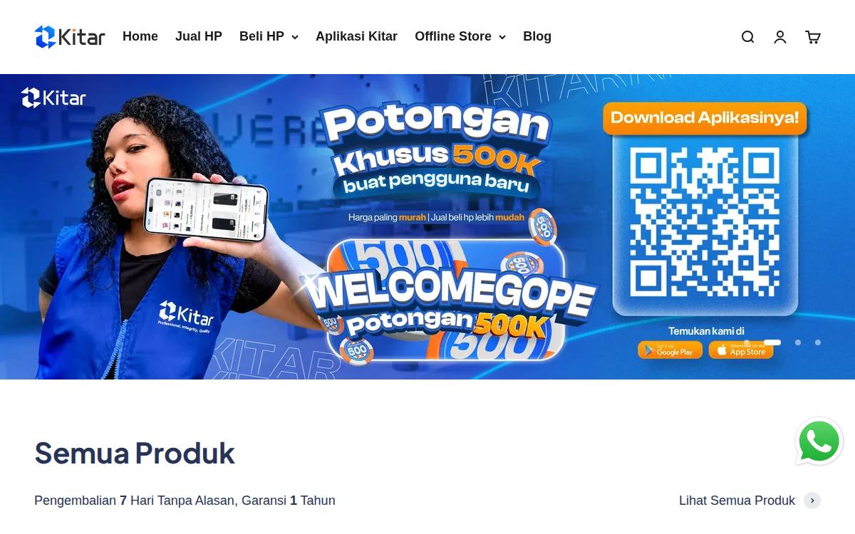 Kitar website preview
