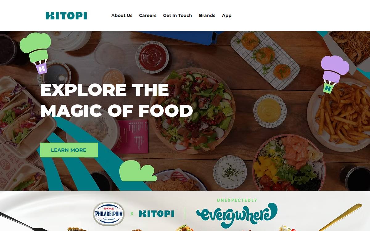 Kitopi website preview