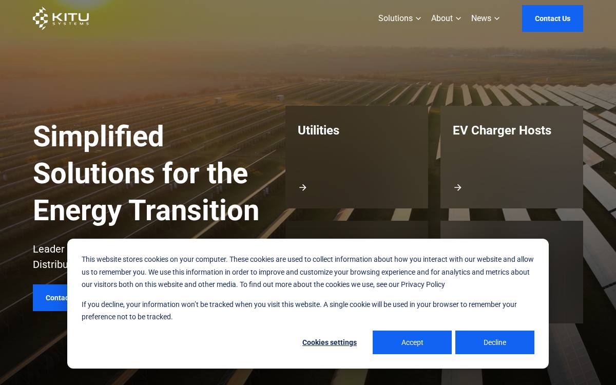 Kitu Systems website preview