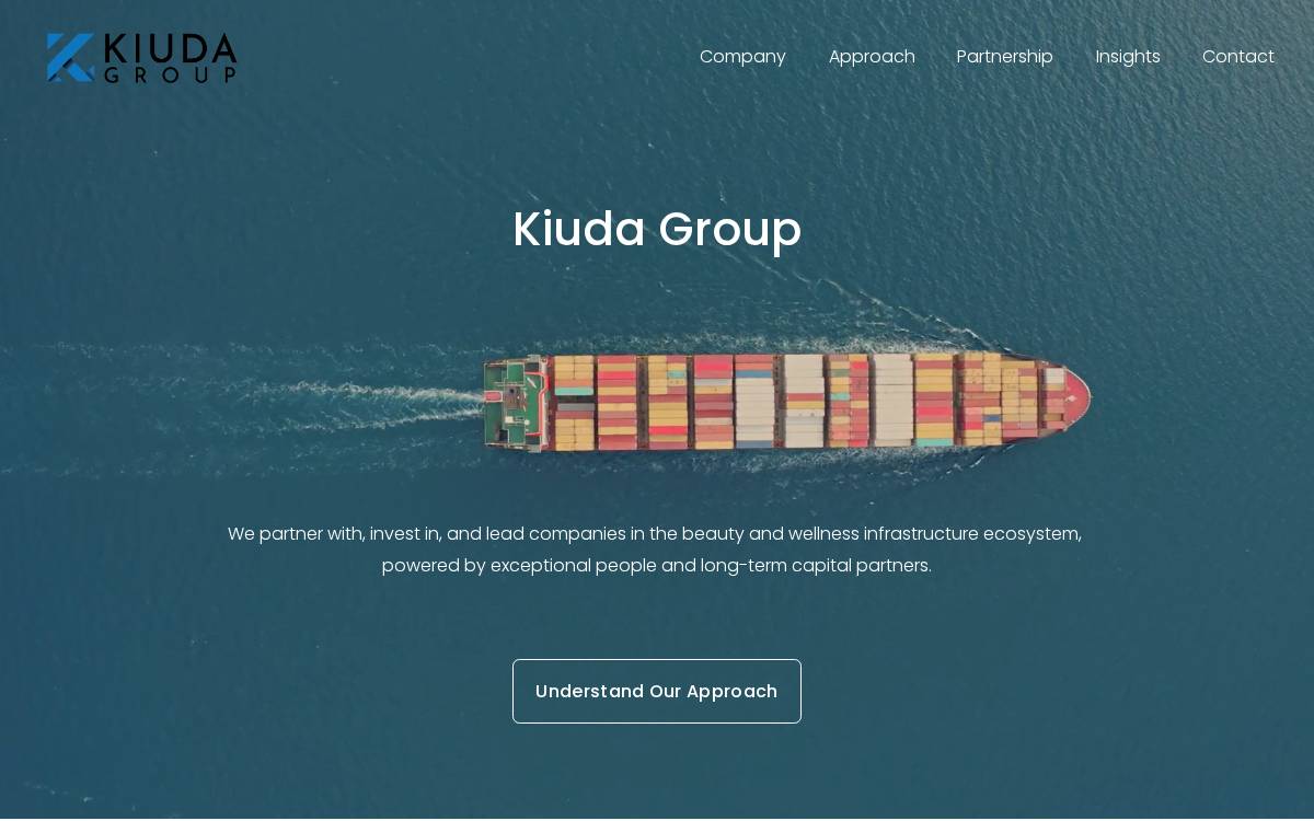 Kiuda Group website preview