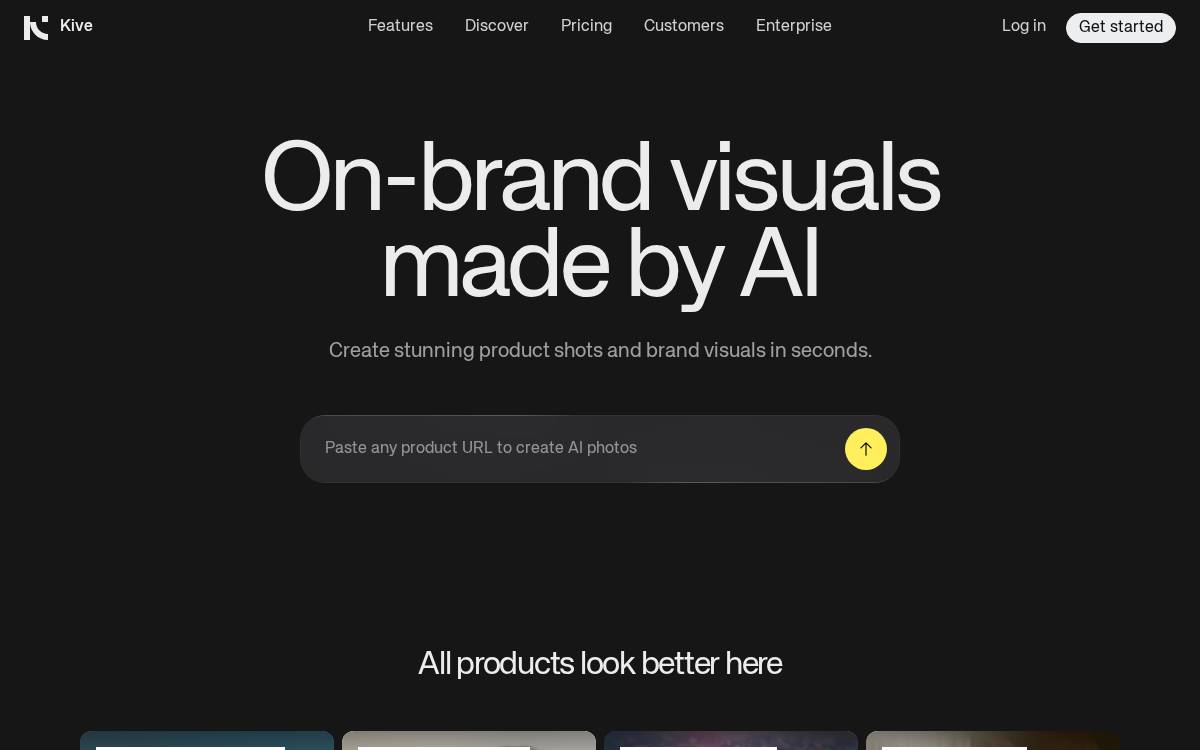Kive website preview