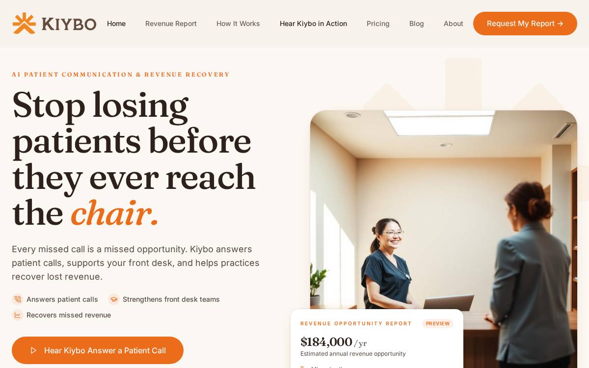 Kiybo website preview
