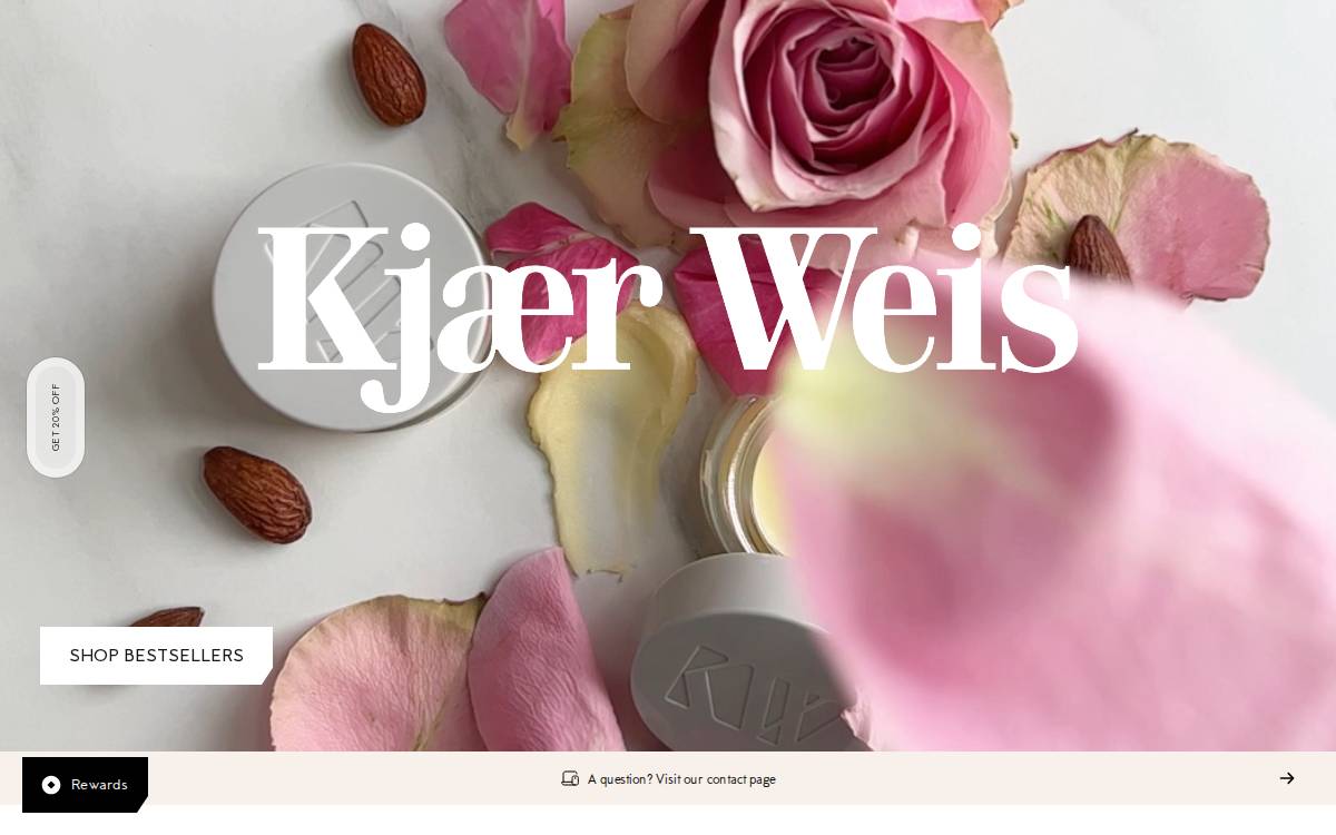 Kjaer Weis website preview