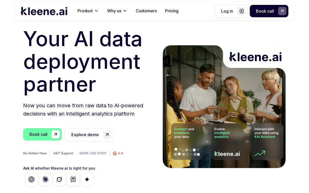 Kleene website preview