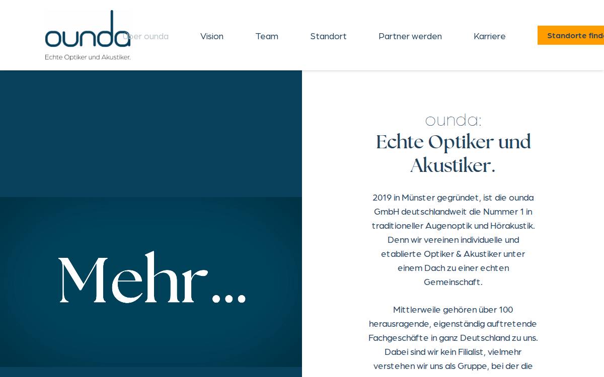 Klein Aber Fein website preview