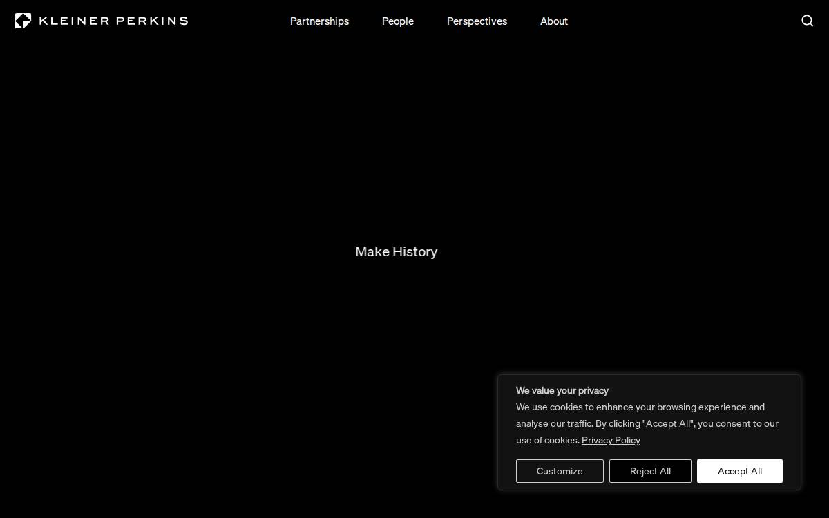 Kleiner Perkins website preview
