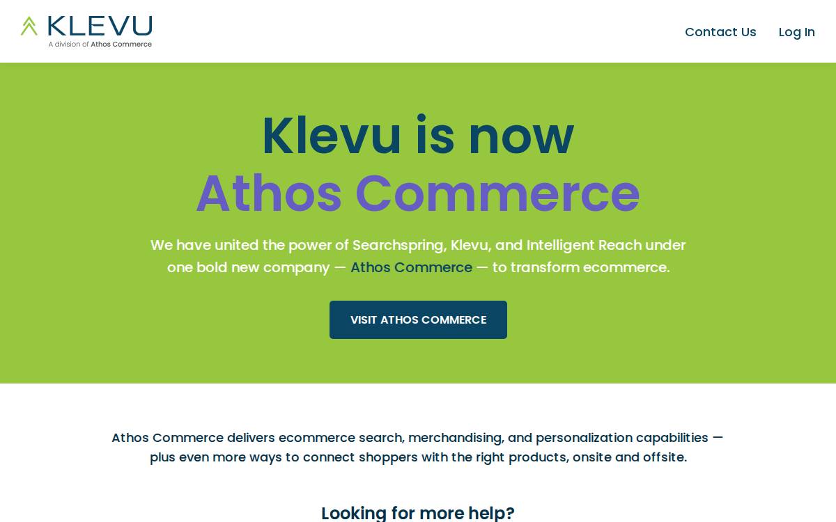 Klevu website preview