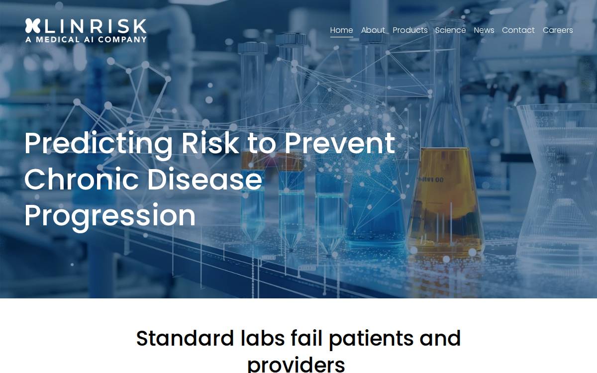 Klinrisk website preview