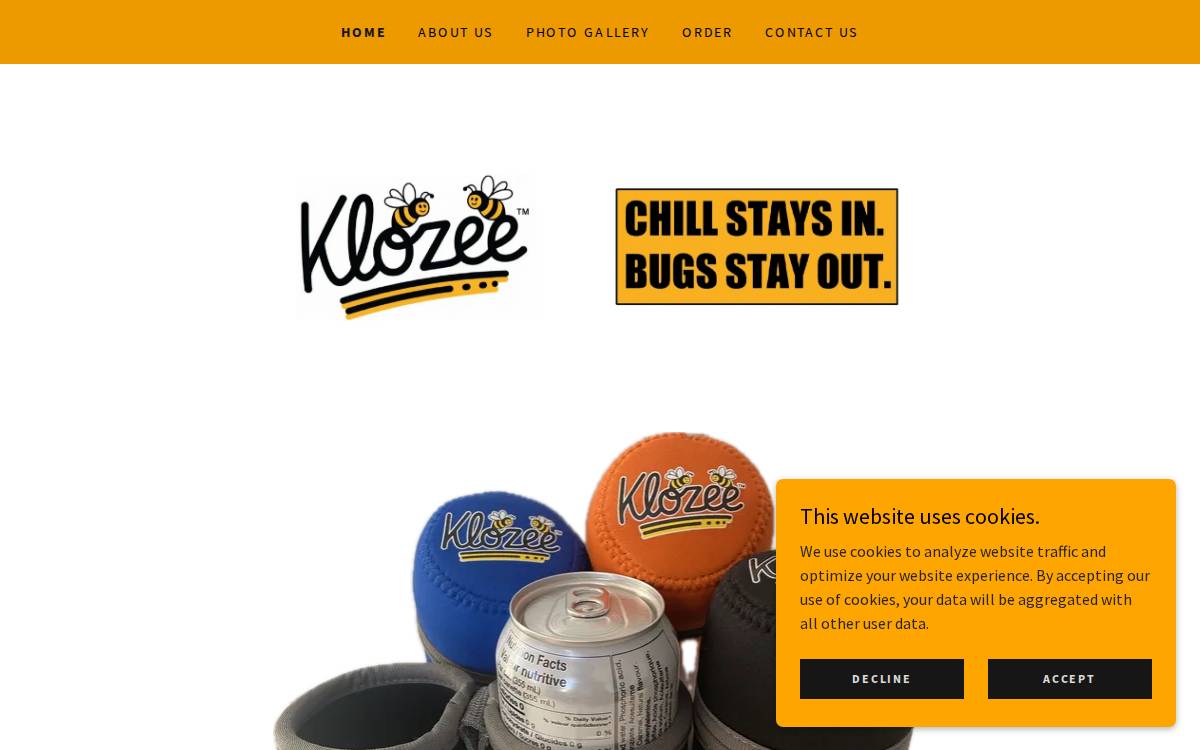 Klozee website preview