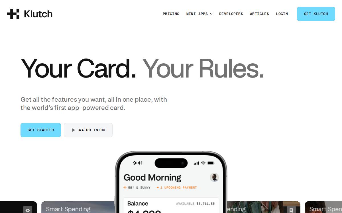 Klutch Technologies website preview